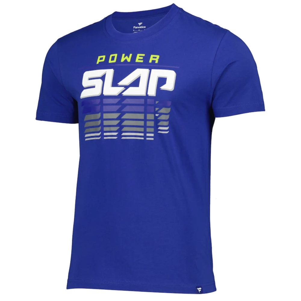 Power Slap Blue Graphic Tee